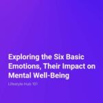 Lifestyle Hub 101 basic emotions