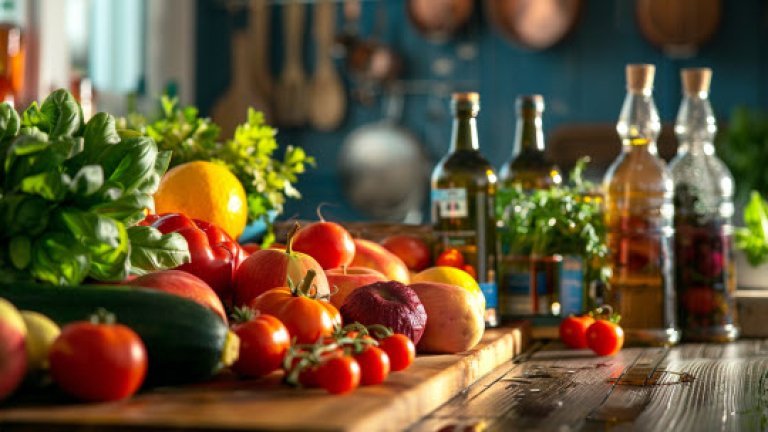 washing fruit and veg